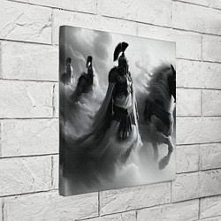 Холст квадратный Спартанская армия, цвет: 3D-принт — фото 2