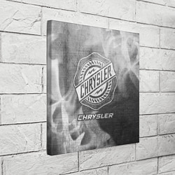 Холст квадратный Chrysler - grey gradient, цвет: 3D-принт — фото 2