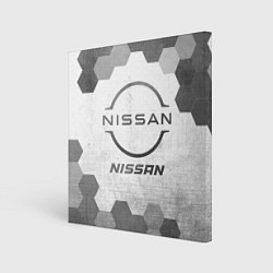 Картина квадратная Nissan - white gradient