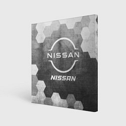 Картина квадратная Nissan - grey gradient