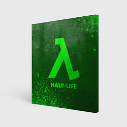 Картина квадратная Half-Life - green gradient