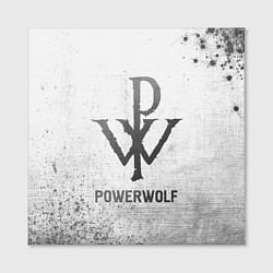 Холст квадратный Powerwolf - white gradient, цвет: 3D-принт — фото 2
