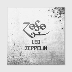 Холст квадратный Led Zeppelin - white gradient, цвет: 3D-принт — фото 2