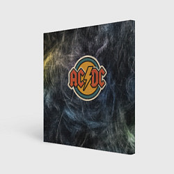Картина квадратная ACDC логотип олдскул
