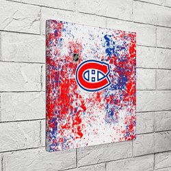 Холст квадратный Montreal Canadiens NHL white, цвет: 3D-принт — фото 2