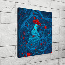 Холст квадратный Контакт с хаосом, цвет: 3D-принт — фото 2