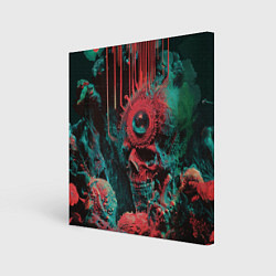 Картина квадратная Череп из морских глубин
