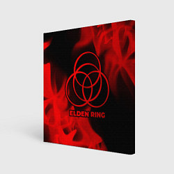 Картина квадратная Elden Ring - red gradient