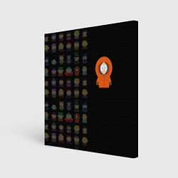 Картина квадратная Южного парка Кенни