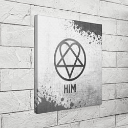 Холст квадратный HIM - white gradient, цвет: 3D-принт — фото 2