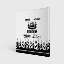 Картина квадратная Dead white - Bones