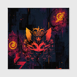 Холст квадратный Магический лисёнок, цвет: 3D-принт — фото 2