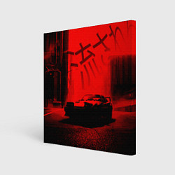 Картина квадратная Японский спорткар