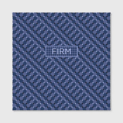 Холст квадратный Плавающий эффект - Фирм синий, цвет: 3D-принт — фото 2