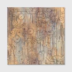 Холст квадратный Стимпанк элементы, цвет: 3D-принт — фото 2