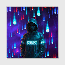 Холст квадратный Bones в стиле киберпанк, цвет: 3D-принт — фото 2