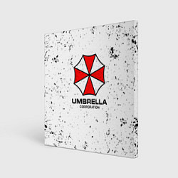 Холст квадратный Umbrella - white dirt, цвет: 3D-принт