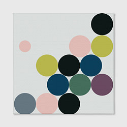 Холст квадратный Кластер чил - абстракция, цвет: 3D-принт — фото 2