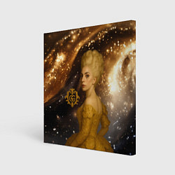 Картина квадратная Леди Гага ретро стиль