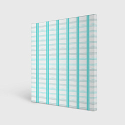 Холст квадратный Color white cage, цвет: 3D-принт
