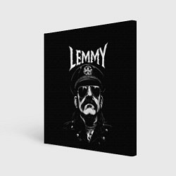 Холст квадратный Motorhead - lemmy, цвет: 3D-принт