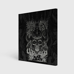 Картина квадратная Black Sabbath death skull