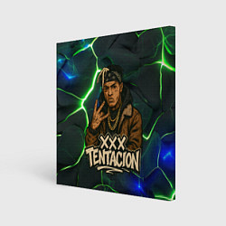 Холст квадратный XXXTentacion anime style, цвет: 3D-принт
