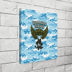 Холст квадратный Крылатая пехота - пантера, цвет: 3D-принт — фото 2