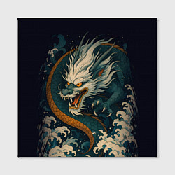 Холст квадратный Морской император - дракон, цвет: 3D-принт — фото 2