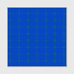 Холст квадратный Color blue stripes, цвет: 3D-принт — фото 2