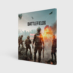 Холст квадратный Солдаты из Battlefield 6, цвет: 3D-принт