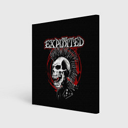 Холст квадратный Exploited - skull, цвет: 3D-принт