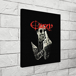 Холст квадратный Ozzy fuck, цвет: 3D-принт — фото 2
