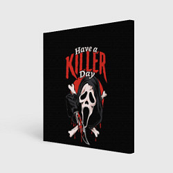 Картина квадратная Scream - have a killer day