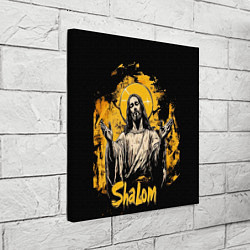 Холст квадратный Jesus shalom, цвет: 3D-принт — фото 2
