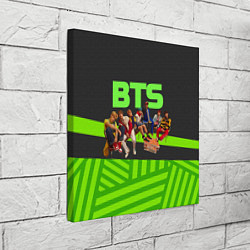 Холст квадратный BTS на стульях, цвет: 3D-принт — фото 2