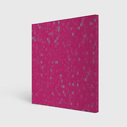 Холст квадратный Color pink brown squares, цвет: 3D-принт