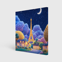 Картина квадратная Eiffel tower