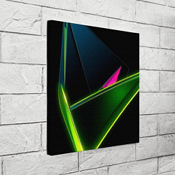 Холст квадратный Неоновое освещение, цвет: 3D-принт — фото 2