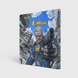 Картина квадратная Fallout брутальный седьмой