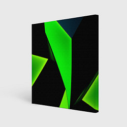Картина квадратная Green tiles