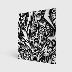 Картина квадратная Lightnings and faces - ai art fantasy