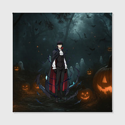 Холст квадратный Вампир Сон Джин-Ву - Поднятие уровня в одиночку ан, цвет: 3D-принт — фото 2