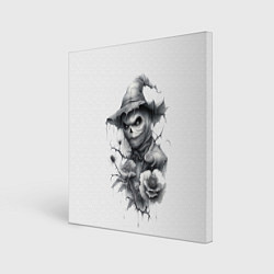 Холст квадратный Eerie Scarecrow, цвет: 3D-принт