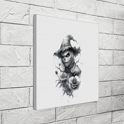 Холст квадратный Eerie Scarecrow, цвет: 3D-принт — фото 2