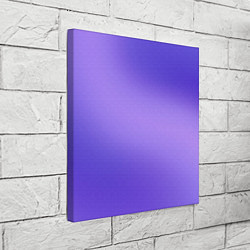 Холст квадратный Color purple gradient, цвет: 3D-принт — фото 2