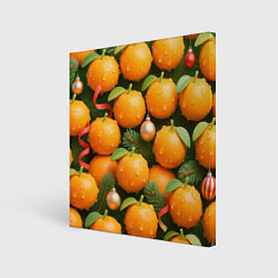 Картина квадратная Мандариновое настроение