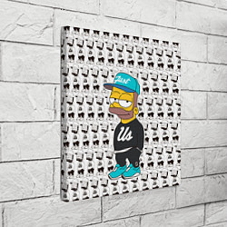 Холст квадратный Bart Just Us, цвет: 3D-принт — фото 2