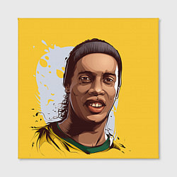 Холст квадратный Ronaldinho Art цвета 3D-принт — фото 2