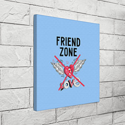 Холст квадратный Friendzone, цвет: 3D-принт — фото 2